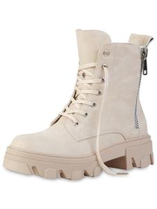 Ботильоны VAN HILL Plateau Boots Emma, бежевый