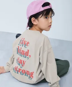 Футболка с длинным рукавом и крупным силуэтом дьявольской лабрадорши, Детская одежда. Размер 26SS Devirock, цвет 017-Logo 4-L Gray