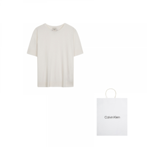 Футболка Women's Crew Neck Moderate Calvin Klein, hw6-айвори