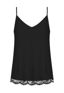 Женский кружевной жилет Grace с V-образным вырезом mey, черный