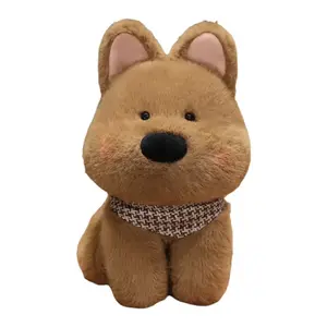 Милый плюшевый West Highland Dolls, высота 25 см OLOEY, коричневый