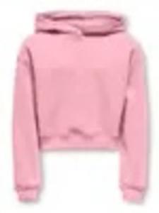 KIDS ONLY Толстовка с капюшоном KOGSWEAT L/S HOODIE SHORT в цвете «романтическая роза»
