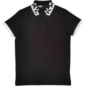 Мужская рубашка-поло KARL LAGERFELD, цвет Black