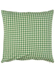 Наволочка Viggo из хлопка в клетку зеленого цвета IB Laursen