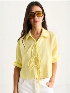 Блуза Bianco Lucci, лимонно-желтый