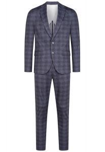 JEFF Костюм Regular 'Leo' в цвете Navy, Dusty Blue