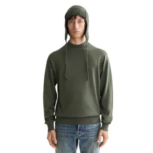 Свитер Scotch & Soda Dropped Shoulder Mock, зеленый