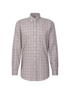 Рубашка делового покроя Regular Fit SEIDENSTICKER, коричневый