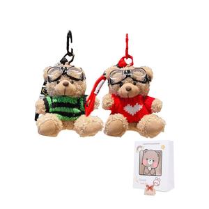 Плюшевый кулон пилот медвежонок 11см/13см высота BANQIN