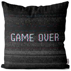 VOID Pixel Storm Monitor Графический чехол для подушки Полиэстер Водонепроницаемая подушка для улицы и дома Размер: 60 x 60 см