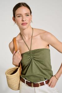 Топ edna из органического материала Baukjen, зеленый