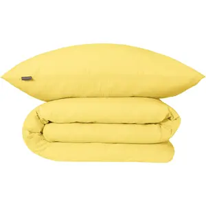 Постельное белье Schiesser «Laura из хлопковой ткани в нежных тонах», MADE IN GREEN от OEKO-TEX, цвет Hellgelb