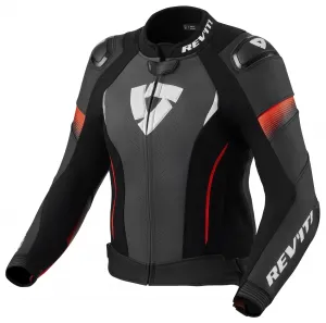 Женская куртка Xena 4 Pro REV'IT!, черный/красный
