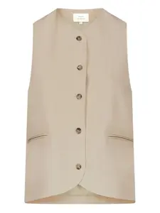 Жилет paco на пуговицах LouLou de Saison, нейтральный