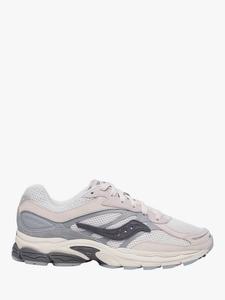 Кроссовки на шнуровке из смеси кожи progrid omni 9 Saucony, цвет Grey/Blue/Multi