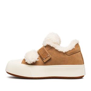 AU&MU Термоутепленные противоскользящие укороченные зимние ботинки женские Chestnut, цвет Chestnut