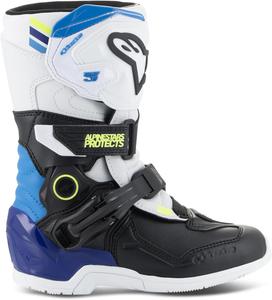 Мужские молодежные ботинки Alpinestars Tech 3s, белый/черный/синий