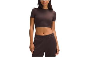 Женская футболка Nulu Regular Lululemon, Coffee