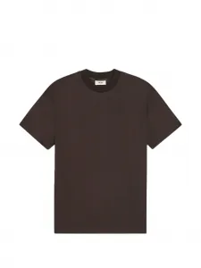 Футболка Lionel в рубчик с круглым вырезом NN07, коричневый