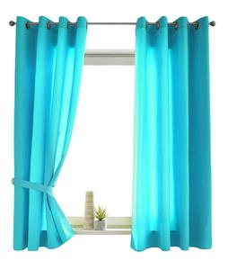 Штора Gardinenbox, 140x175 см, бирюзовый