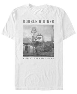 Мужская футболка Twin Peaks Double R Diner с короткими рукавами Fifth Sun, белый