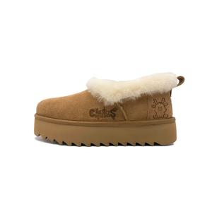 Ботинки женские UGG до щиколотки, коричневый