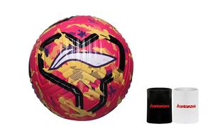 LINING Размер 5 футбольный мяч TPU бесшовный термосварной унисекс розовый желтый