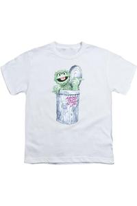 Футболка с коротким рукавом Sesame Street "Жизнь на улице" для детей Gildan, белый