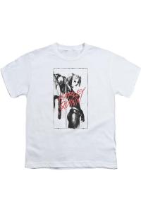 Футболка с коротким рукавом Batman Inked Quinn для детей Gildan, белый