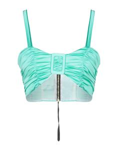 Кроп-топ Nineminutes, светло-зеленый