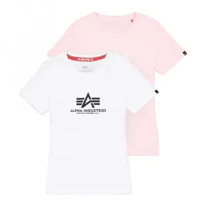 Футболка с коротким рукавом Alpha Industries New Basic, 2 шт, белый