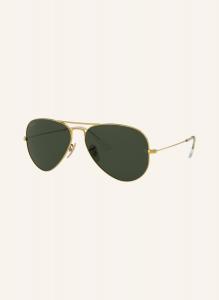 Солнцезащитные очки Ray-Ban RB3025 AVIATOR, золотой