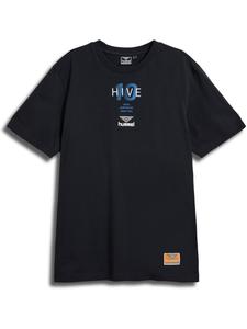 Hummel Футболка "Hmlhive Aiden T-Shirt" черного цвета