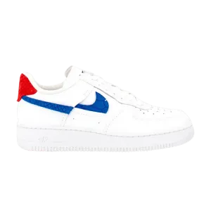 Кроссовки Nike Wmns Air Force 1 LXX 'Snakeskin - University Red Royal', белый