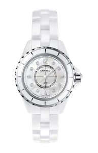 Часы blanche quadrante madreperla indici diamanti Chanel
