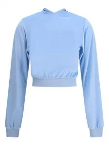 Толстовка на молнии с завязками BALENCIAGA, синий