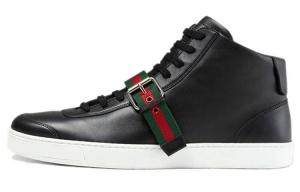 Мужские кеды Gucci, черный/белый/красный