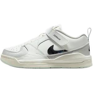 Низкие противоскользящие износостойкие баскетбольные кроссовки Stadium 90 для детей от 3 до 7 лет Jordan, белый