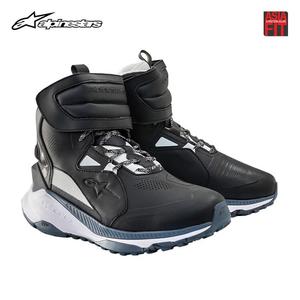 ALPINESTARS PROTECTS Star Motorcycle Riding Boots, SPEEDSTREET городские повседневные антиударные мотоциклетные ботинки, обувь для мотоциклистов, черно-белые-12, размер 44