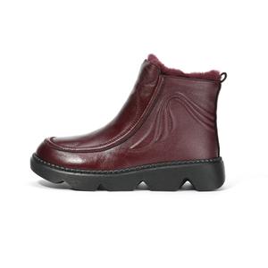 Old Meihua Женские полусапожки черные/бордовые бордо, цвет Burgundy