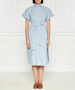 Платье с поясом Polo Ralph Lauren, синий