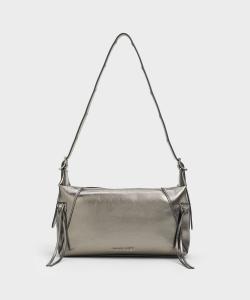 Сумка-хобо Ксилия Charles & Keith, цвет Pewter