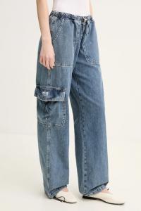 Хлопковые джинсы Moschino Jeans, синий
