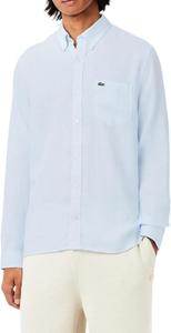 Lacoste мужская повседневная рубашка на пуговицах Regular Fit из льна, Rill