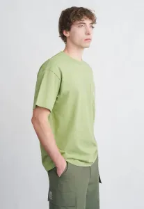 Простая футболка с длинными рукавами и карманом Carhartt Wip, Gentle Green/White