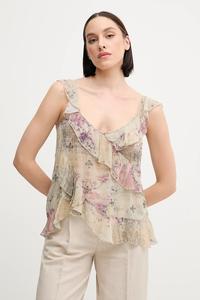 Блузка Hoss Intropia, зеленый