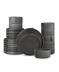 Набор столовых приборов Bao из 24 предметов, сервиз на 8 персон Stone Lain, charcoal