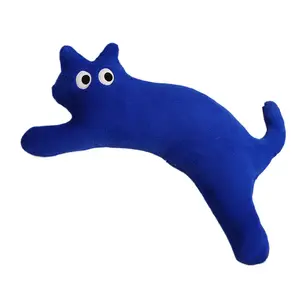 Плюшевая кукла Cartoon Dopamine Dressing Big Cat Dolls высотой 100 см Abay, синий