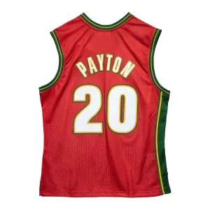 Футболка-майка Nba Seattle Supersonics 1999 Gary Payton Swingman Mitchell Ness, красный