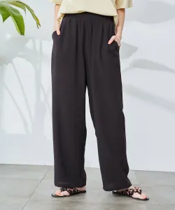 Сухие на ощупь, удобные широкие брюки Coen, цвет Dk Brown